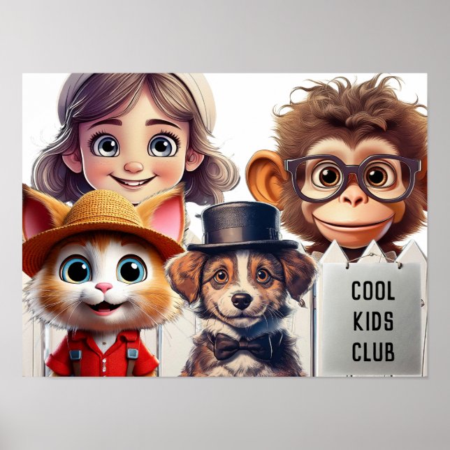 Cooler Kinderclub Poster (Vorne)