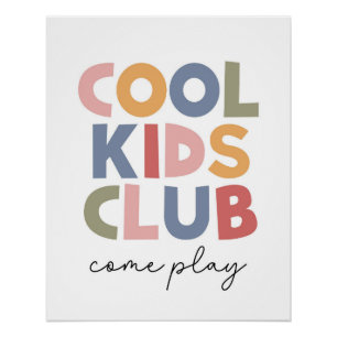 Cooler Kinderclub Poster