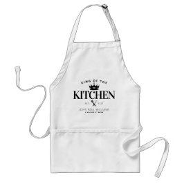 Cooler King of the Kitchen Crown Feinschmecker Vat Schürze