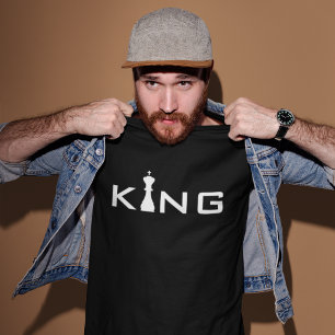 Cooler King Typografy Chess Player T-Shirt