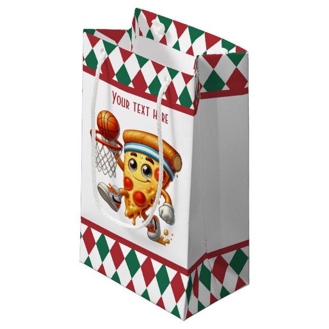 Cooler Koch Backpizza Party Kleine Geschenktüte (Vorderseite Schrägansicht)