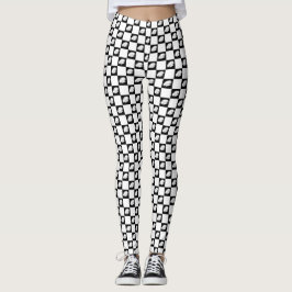 Cooler Koch Schwarz/Weiß Leggings