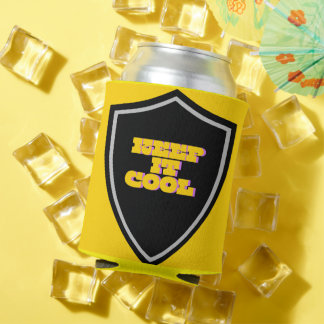 Cooler können Sie mit behalten coolen Logo-Design Dosenkühler