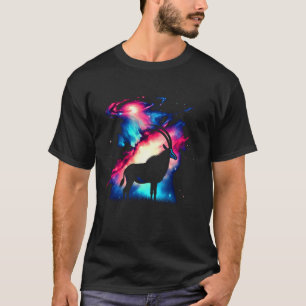 Cooler kosmischer Sable Antelope Galaxy Graphic Sp T-Shirt