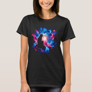 Cooler kosmischer Siamang Affen Galaxy Graphic Spa T-Shirt