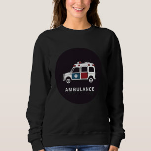 Cooler Krankenwagen für Jungen und Mädchen Sweatshirt