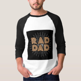 Cooler Krasser Vater Weißbrauner Vater T-Shirt