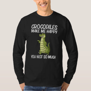 Cooler Krokodil Für Männer Frauen Alligator Reptil T-Shirt