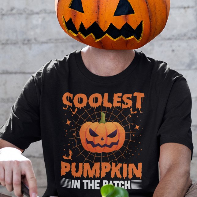Cooler Kürbis in das PatchHalloweenkostüm T-Shirt (Von Creator hochgeladen)