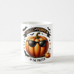 Cooler Kürbis Kaffeetasse