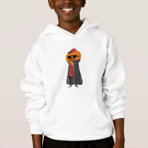 Cooler Kürbischarakter Halloween Hoodie