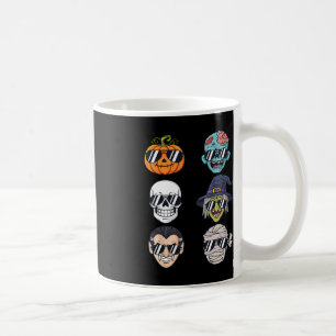 Cooler Kürbiskeil Halloween Skeleton Hexenvampire Kaffeetasse