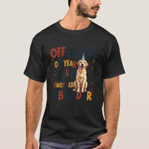 Cooler Labrador-Geburtstagshund T-Shirt