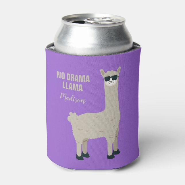 Cooler Lama-individuelle Name und Farbkanal können Dosenkühler (Kanne Vorderseite)