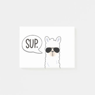 Cooler Lama Post-it Klebezettel