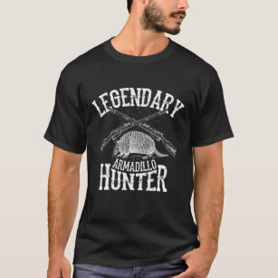 Cooler Legendär Armadillo Hunter   Funny Hunting L T-Shirt