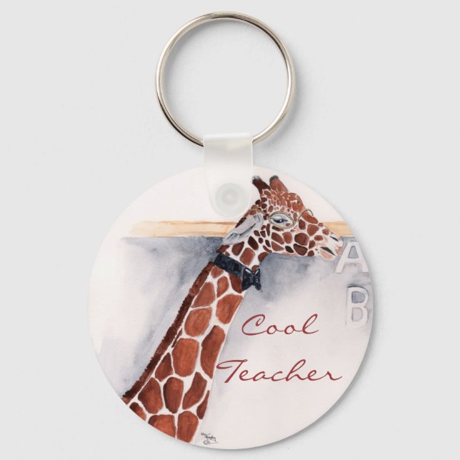 Cooler Lehrer Schlüsselanhänger (Vorderseite)