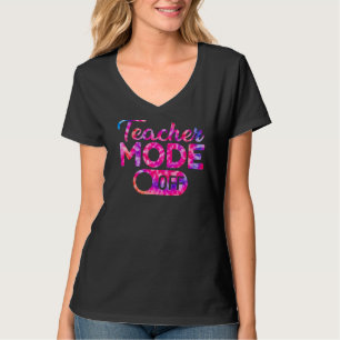 Cooler Lehrermodus von der Gefärbte Krawatte am le T-Shirt