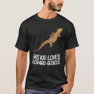 Cooler Leopard Gecko für Kinder Jungen Tiny Dinosa T-Shirt