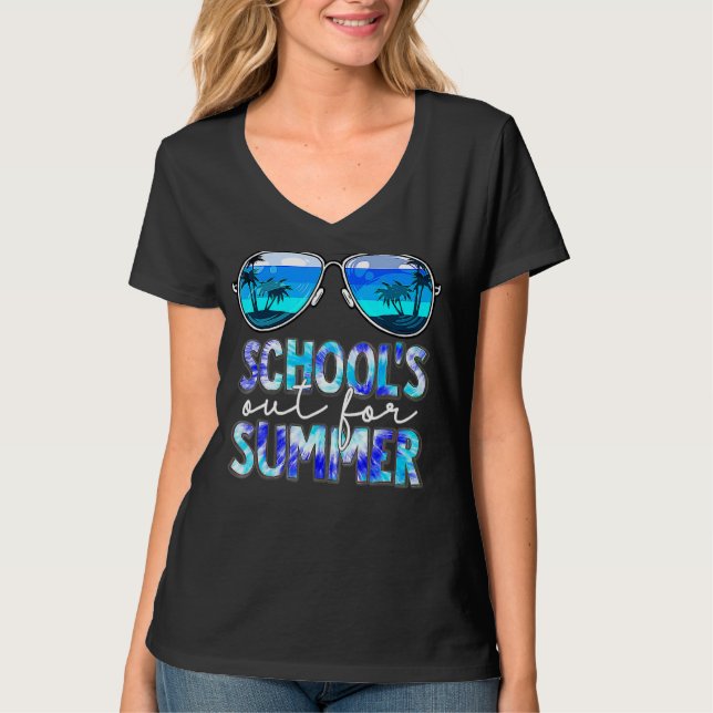 Cooler letzter Schultag T-Shirt (Vorderseite)