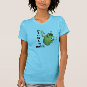 Cooler Limoner grüner Pickleball T - Shirt