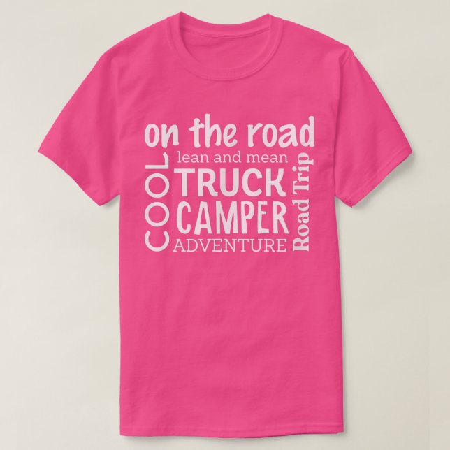 Cooler LKW-Camper T-Shirt (Design vorne)
