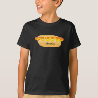 Cooler, lustiger Hot Dog Zurück zum Individuelle N T-Shirt