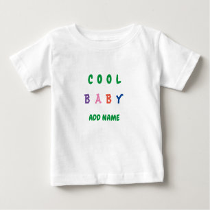 Cooler lustiger neuer Säugling Personalisierter Te Baby T-shirt