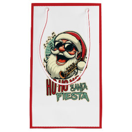 Cooler, lustiger Weihnachtsmann mit Sonnenbrille - Kleine Geschenktüte