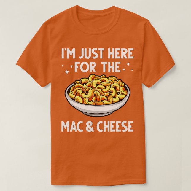 Cooler Mac und Käse für Männer Maraconi Käse T-Shirt (Design vorne)