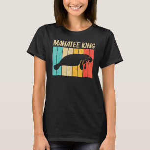 Cooler Manatee für Männer Vater Seekuh Retten Sie T-Shirt