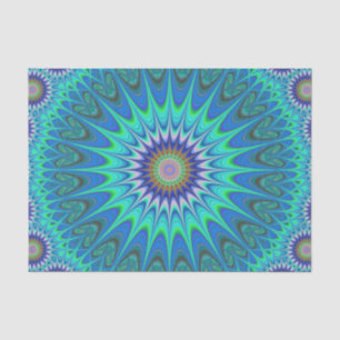 Cooler Mandala Seidenpapier