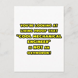 Cooler Maschineningenieur ist kein Oxymoron Postkarte