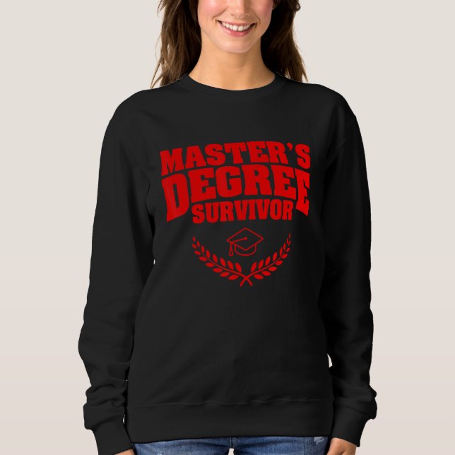 Cooler Master-Abschluss für Männer - MBA-Studentin Sweatshirt (Vorderseite)