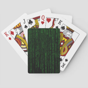Cooler Matrixeffekt Spielkarten