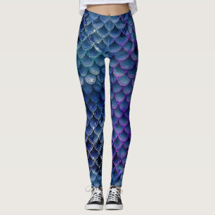 cooler Meerjungfisch-Glitzer Leggings