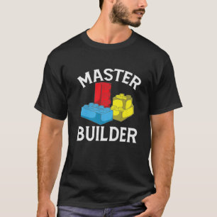 Cooler Meisterbauer Funny Gebäude blockiert Gesche T-Shirt