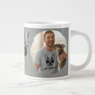 Cooler Merle Frenchie Dad French Bulldog Jumbo-Tasse