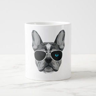 Cooler Merle Frenchie Papa Französische Bulldogge Jumbo-Tasse