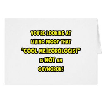Cooler Meteorologe ist KEIN Oxymoron