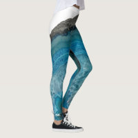 Cooler moderner blauer Achat-Edelstein-Felsen mit