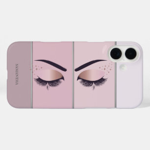 Cooler, moderner Chic Strip, Lashes iPhone 16 Plus Hülle