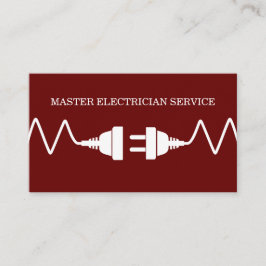 Cooler moderner Elektriker Visitenkarte