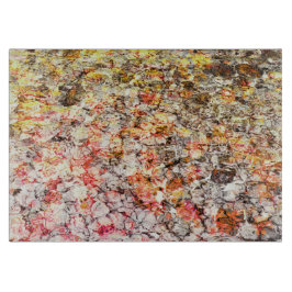 Cooler, moderner, farbenfroher abstrakter Hintergr Schneidebrett