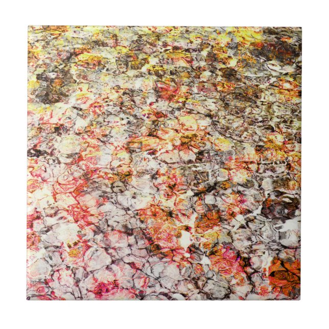 Cooler, moderner, farbiger abstrakter Hintergrund Fliese (Vorderseite)