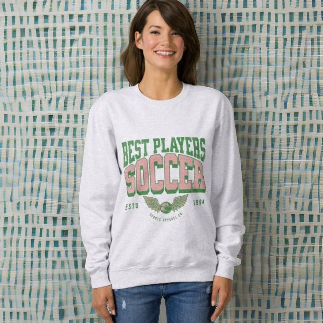 Cooler moderner Vintager New Jersey Soccer Sweatshirt (Von Creator hochgeladen)