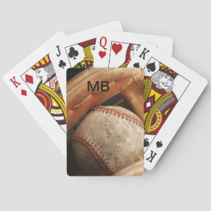 Cooler Monogram Baseball Theme Poker Kartenspielen Spielkarten