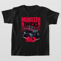 Cooler Monster Truck Schwarz/Rot