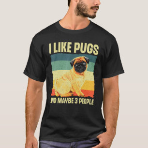 Cooler Mops Für Männer Frauen Welpen Haustier Hund T-Shirt