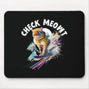 Cooler Mountain Skifahrer Snowboard Für Männer Fra Mousepad